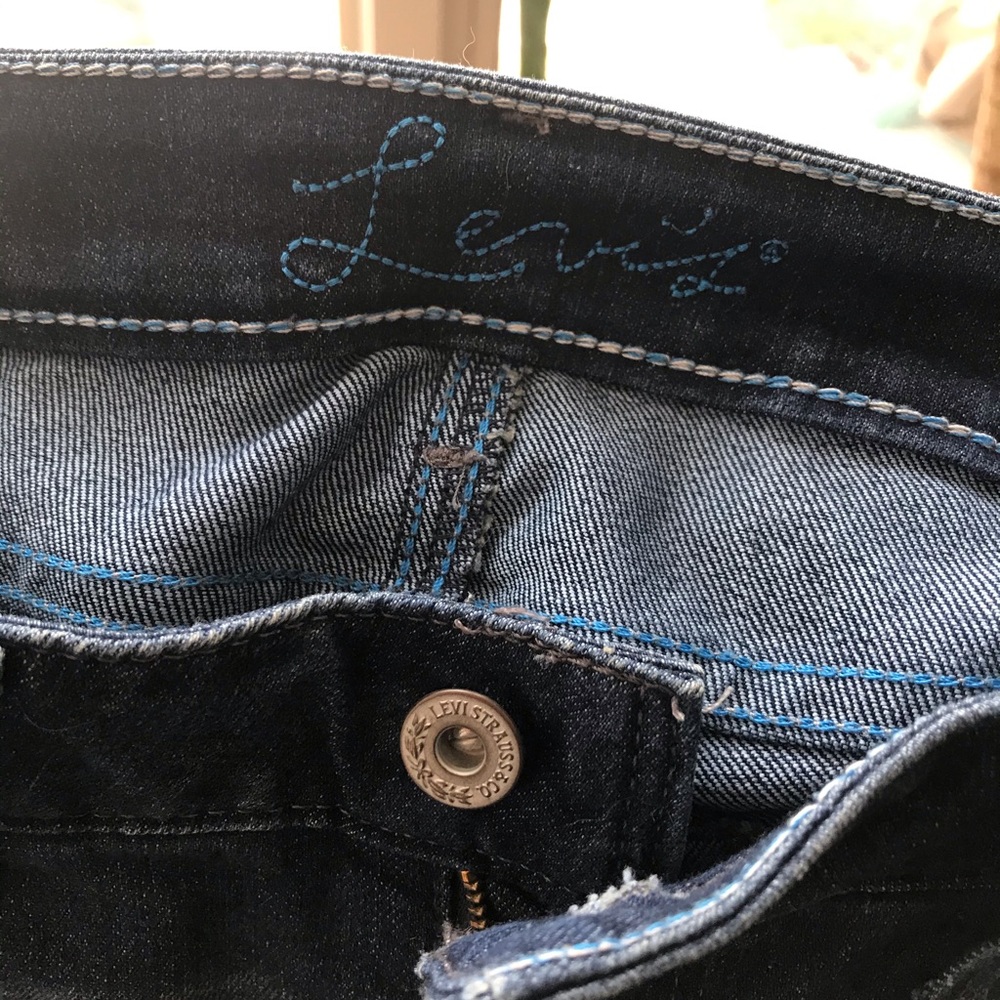 Levi’s slim fit night ocean blue jeans